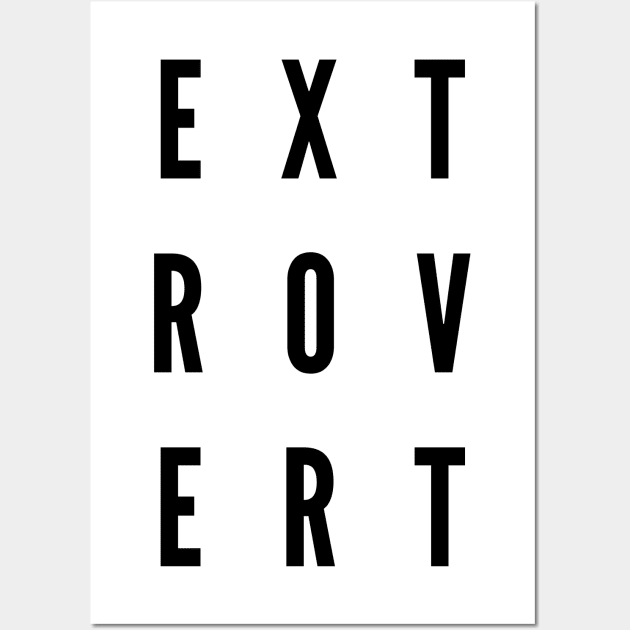 Extrovert Wall Art by Nada's corner